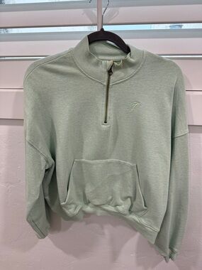 Gymshark Half-Zip Sweatshirt - Light Mint